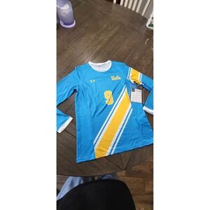 NWT Under Armour Ucla Soccer Jersey Women's Medium Blue Yellow  #9